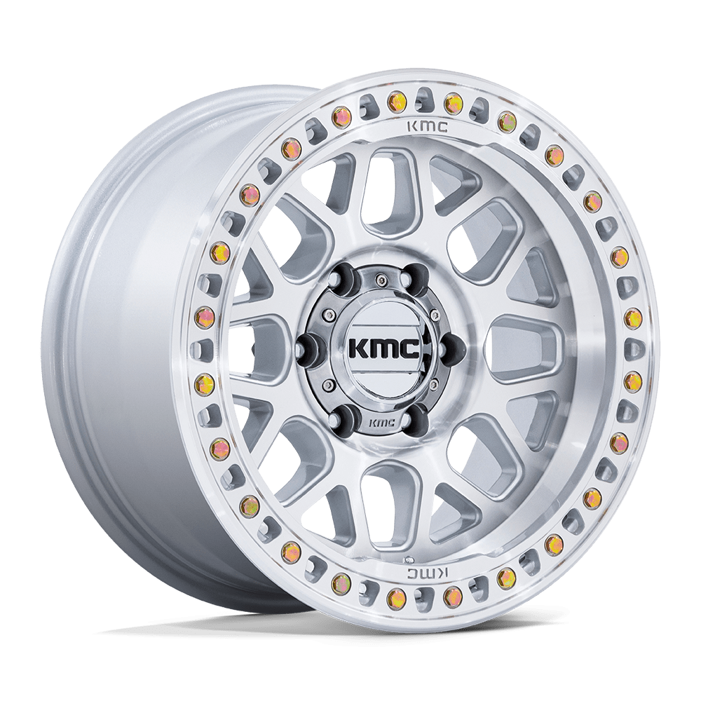 KMC WHEELS | GRS Front View Silver
