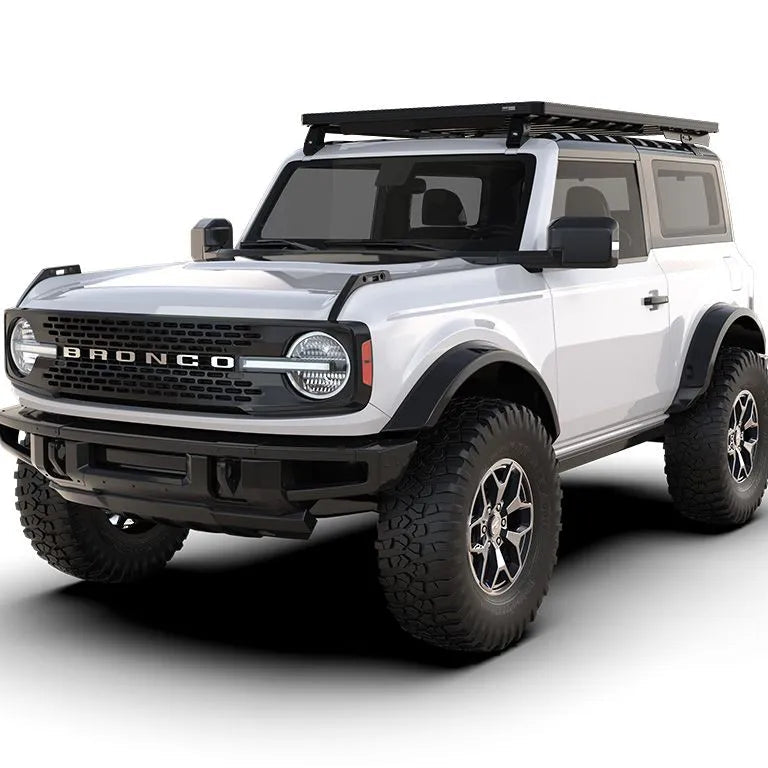 '22+ Bronco 2-Door Slimline II Roof Rack Display on vehicle 