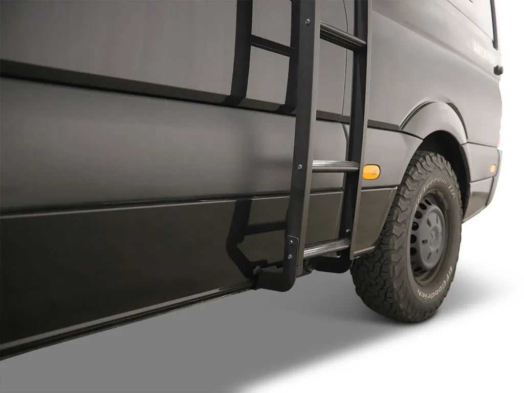 Front Runner Mercedes-Benz Sprinter H1 Slimpro Van Rack Ladder Front View