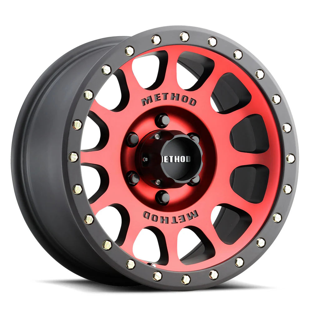 METHOD | 305 NV Red - Matte Black Lip Front View
