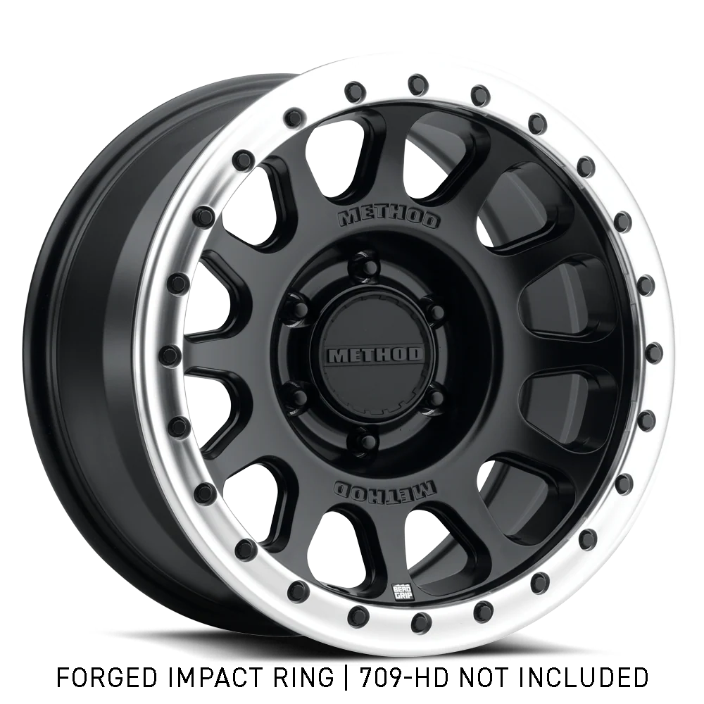 709 Impact Ring Front View Silver