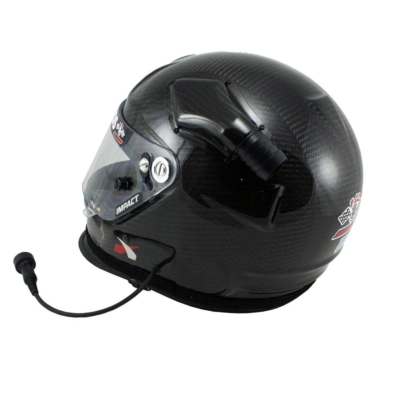 PCI Elite Wired Impact CARBON Air Draft OS20 SA2025 Helmet Front View