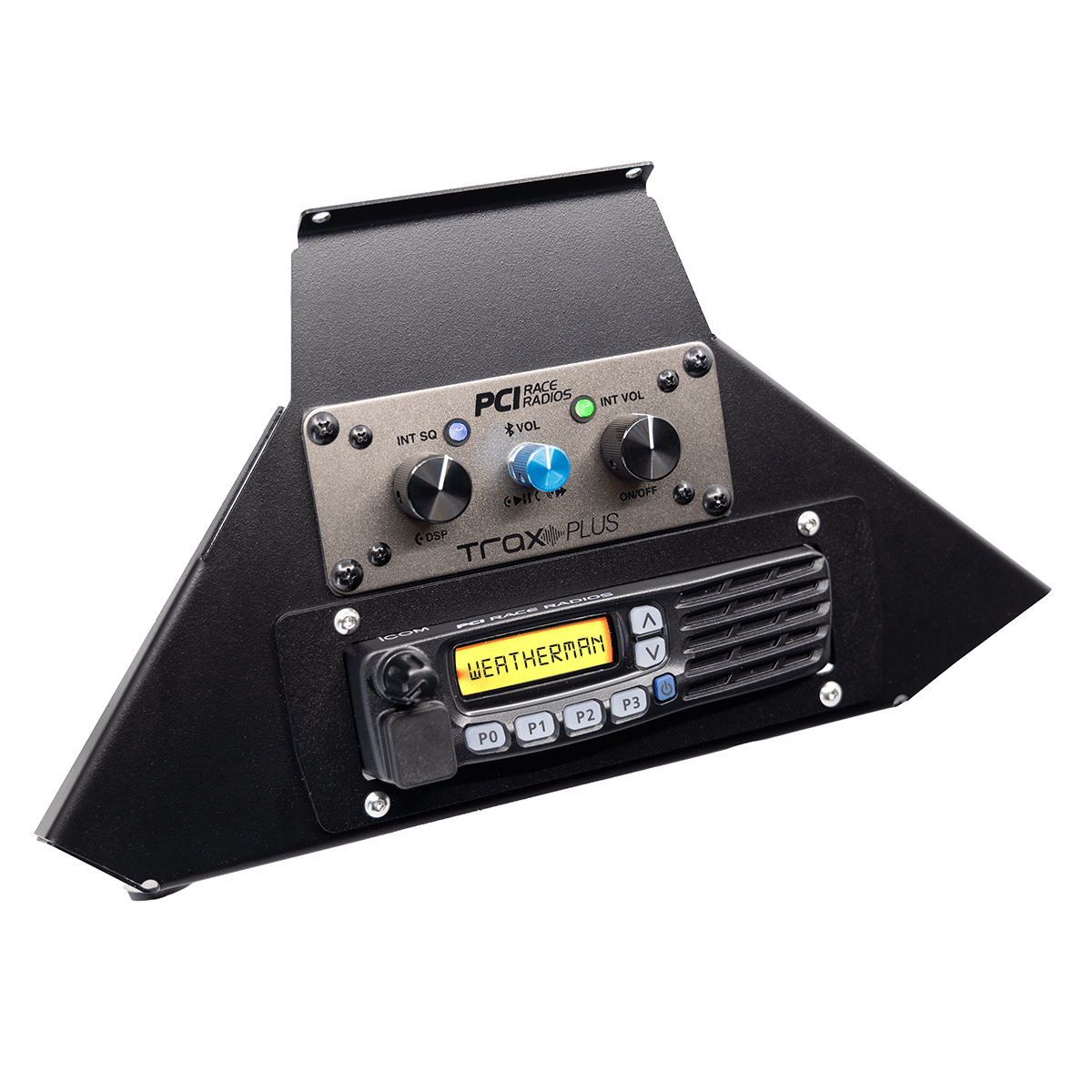 PCI Polaris RZR XP1000 Radio and Intercom Bracket Front View