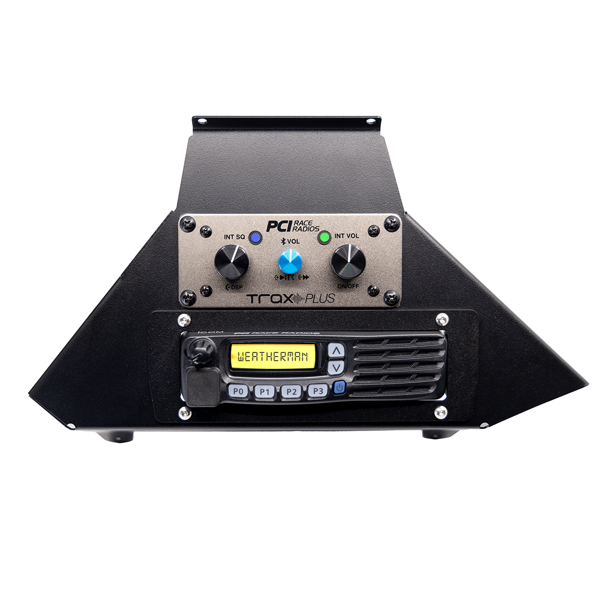 PCI Polaris RZR XP1000 Radio and Intercom Bracket Front View