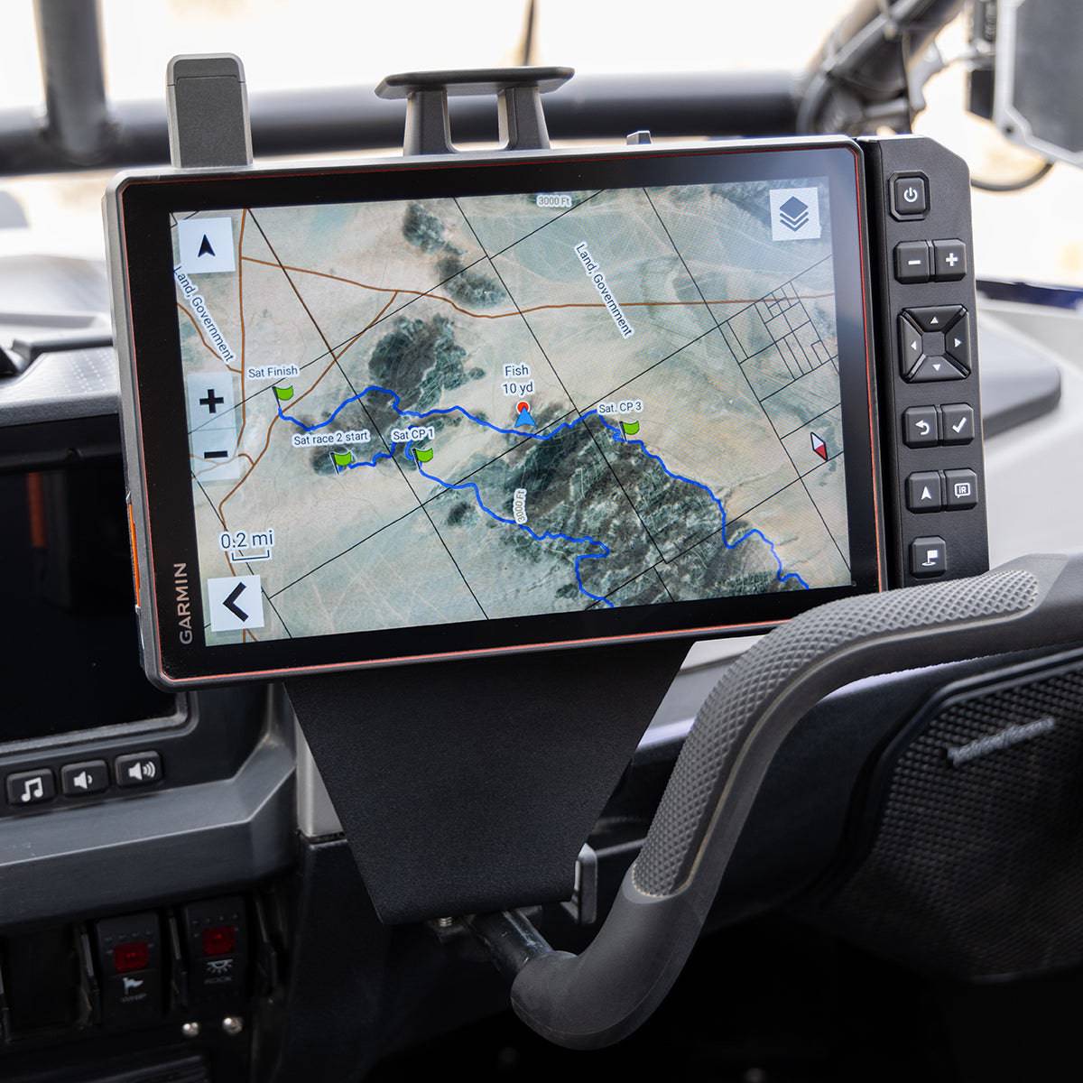 PCI RZR Pro Series 7" GPS Bracket