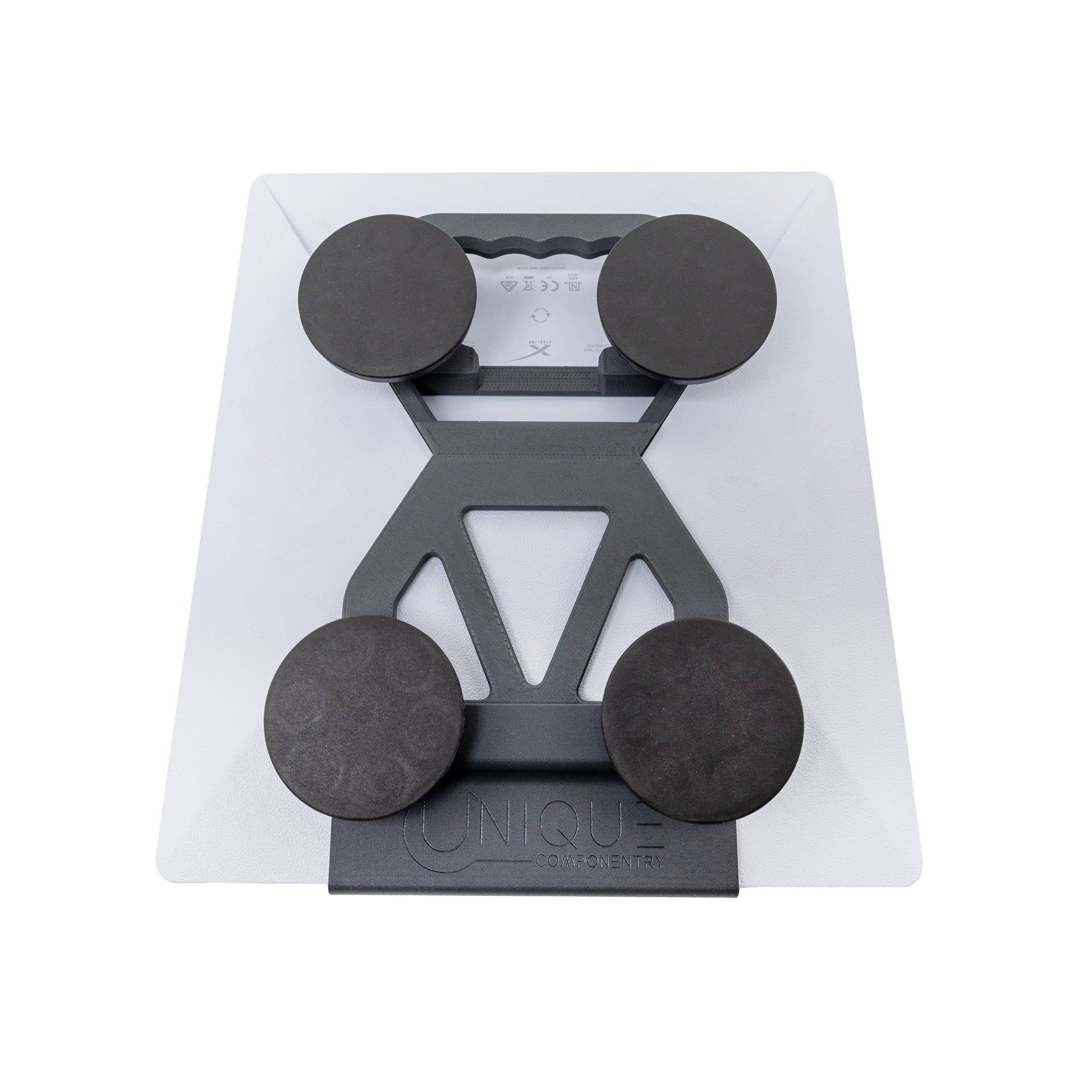 PCI Starlink Mini Wedge Mount with Magnetic Feet Front View