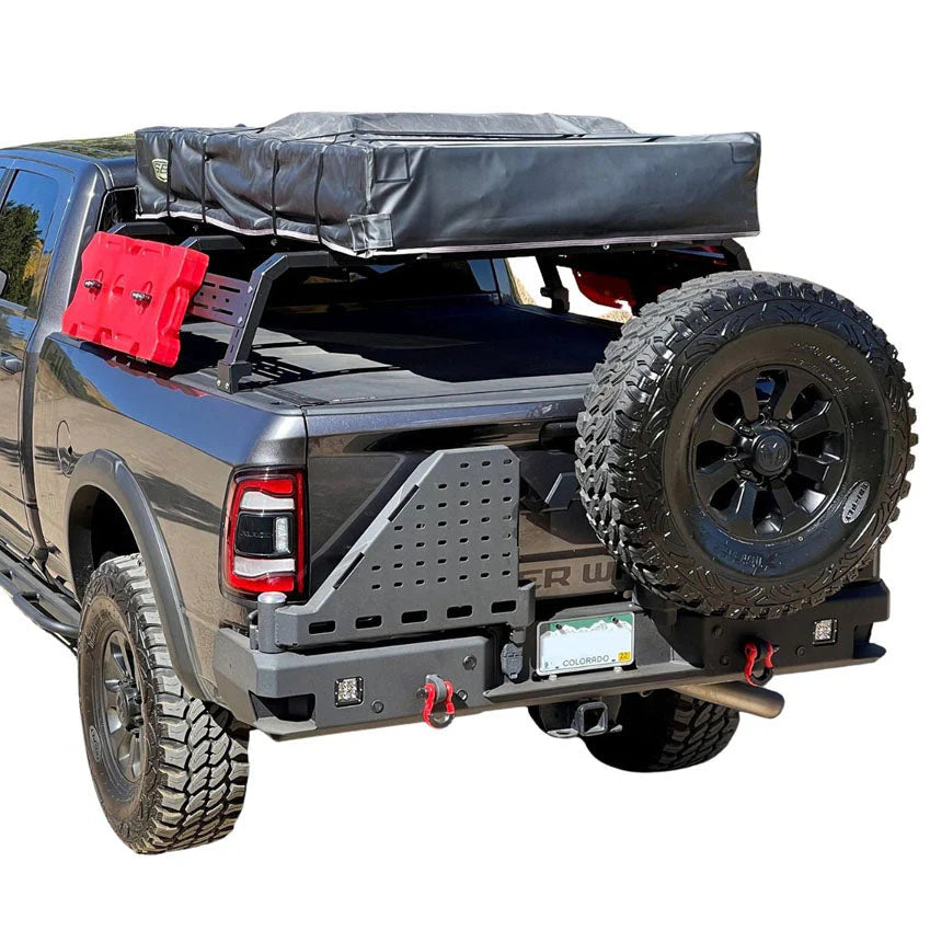 2010-2025 RAM 2500/3500 OCTANE DUAL SWING OUT REAR BUMPER Front View