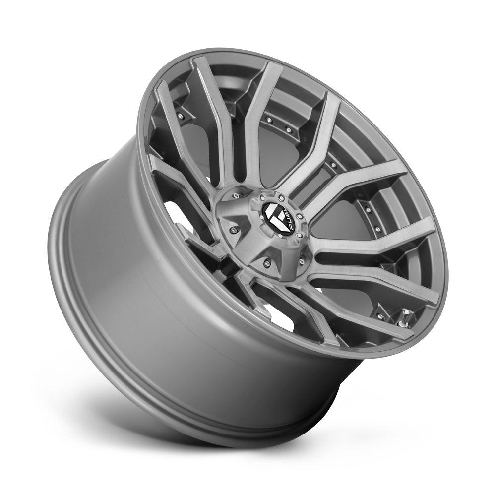 Fuel Wheels | RAGE Front View Grey