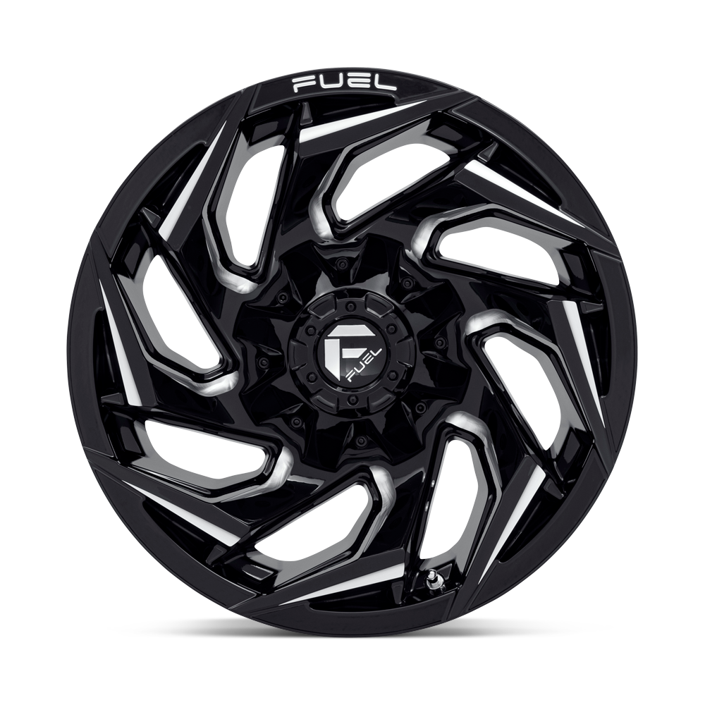 Fuel Wheels | REACTION Front View Black
