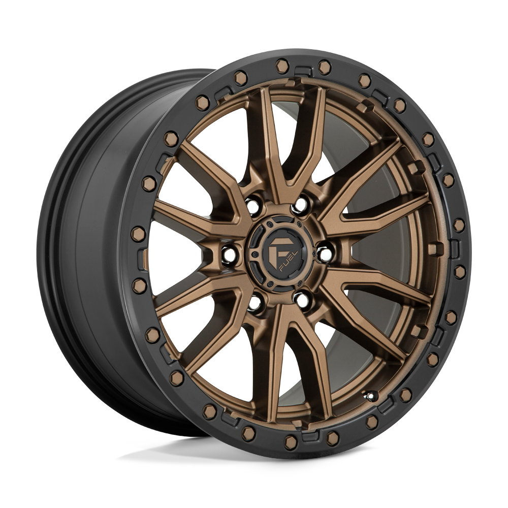 Fuel Wheels | REBEL Front View Bronze