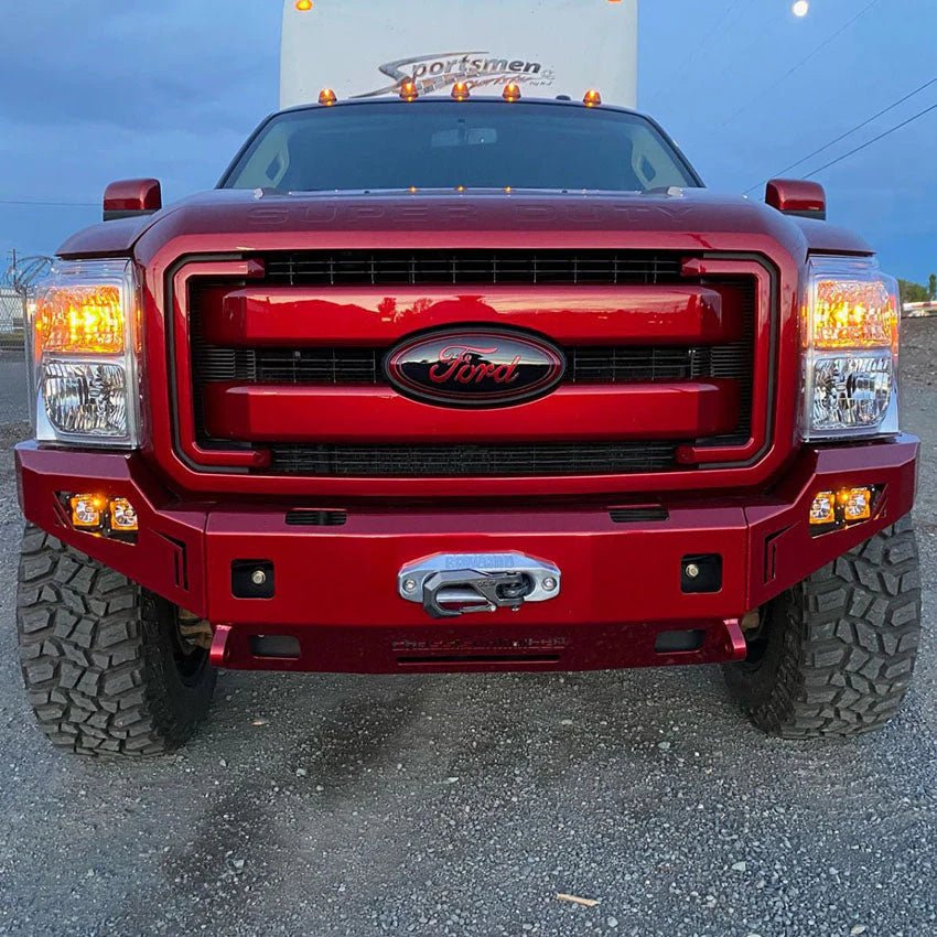 2011-2016 FORD SUPERDUTY F250/F350 OCTANE SERIES FRONT WINCH BUMPER Front View
