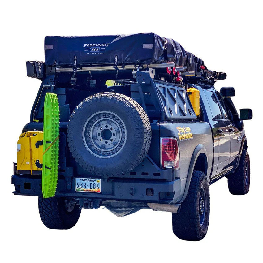 2010-2025 RAM 2500/3500 OCTANE DUAL SWING OUT REAR BUMPER Front View