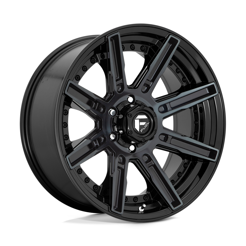 Fuel Wheels | ROGUE Front View Black