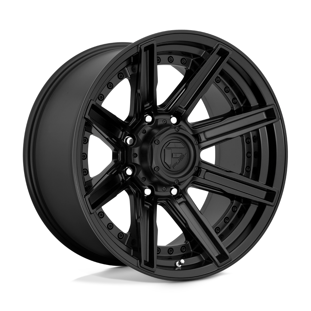 Fuel Wheels | ROGUE Front View Black