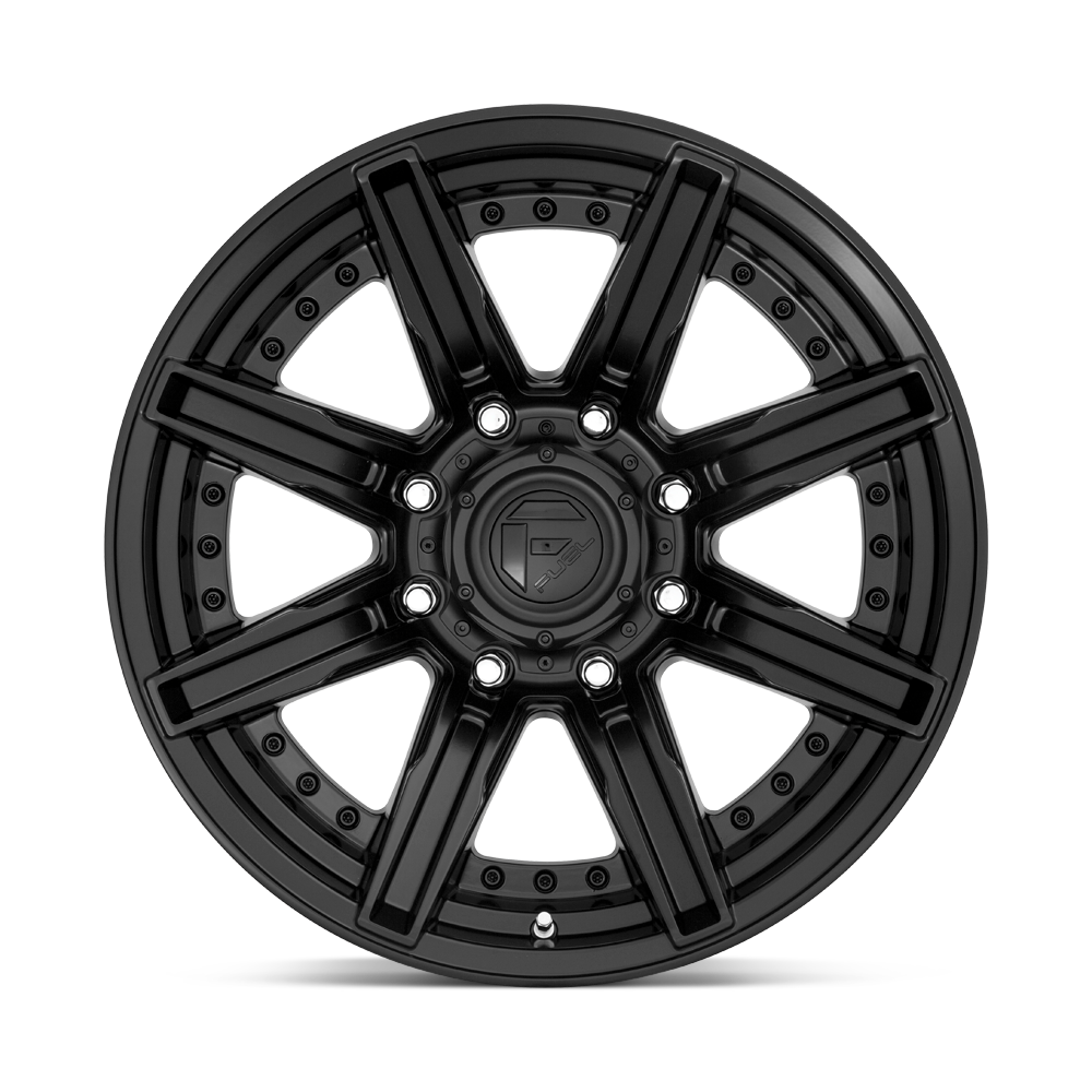 Fuel Wheels | ROGUE Front View Black
