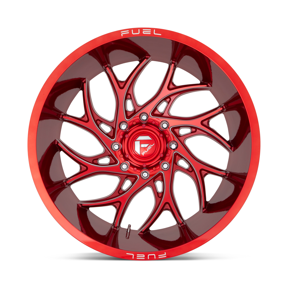 Fuel Wheels | RUNNER Front View Red