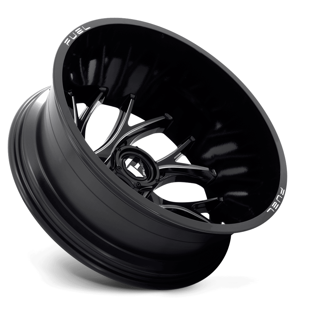 Fuel Wheels | RUNNER DUALLY Front View Black