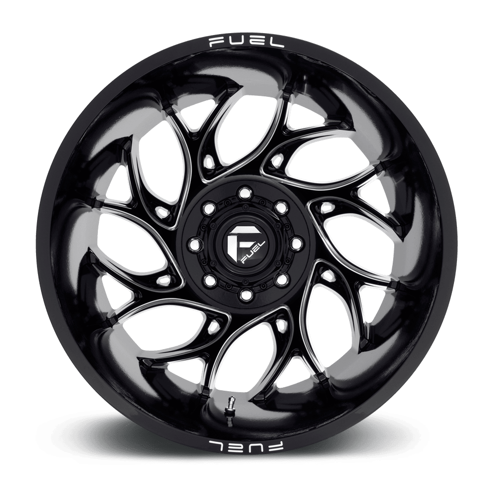 Fuel Wheels | RUNNER DUALLY Front View Black