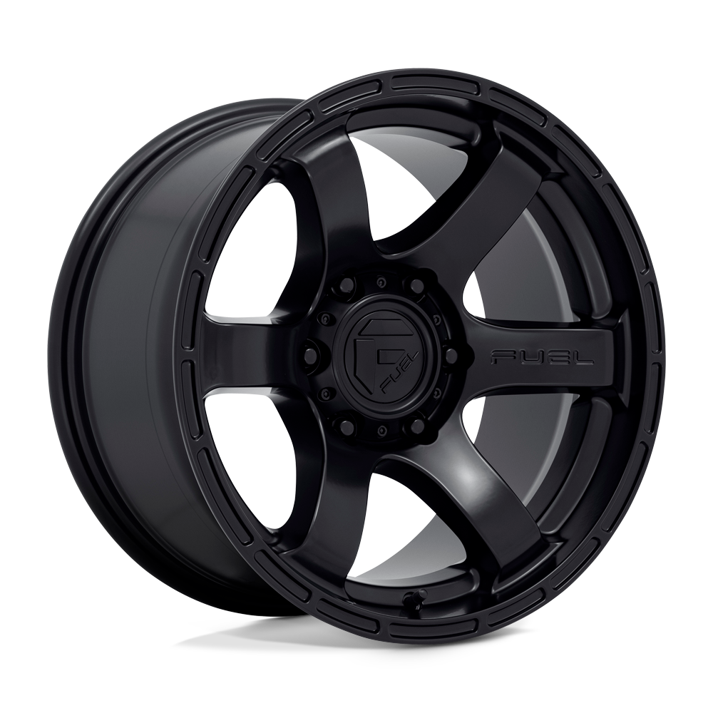 Fuel Wheels | RUSH Front View Black