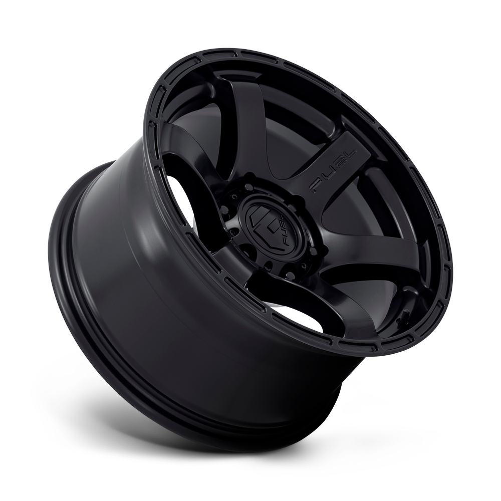 Fuel Wheels | RUSH Front View Black