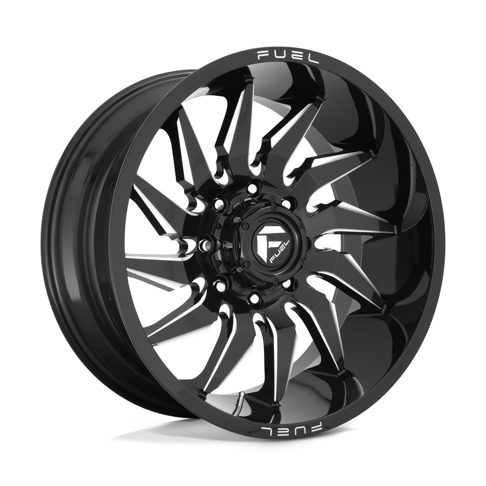 Fuel Wheels | SABER Front View Black