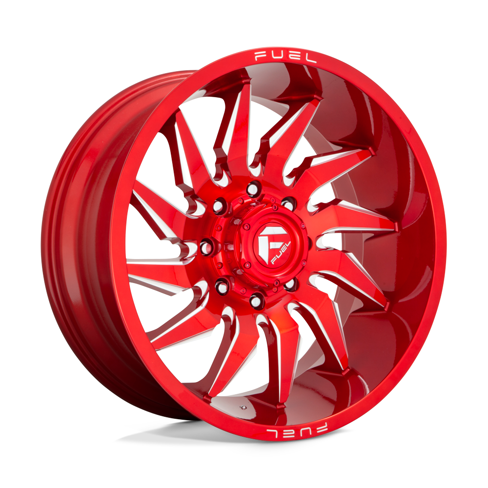 Fuel Wheels | SABER Front View Red