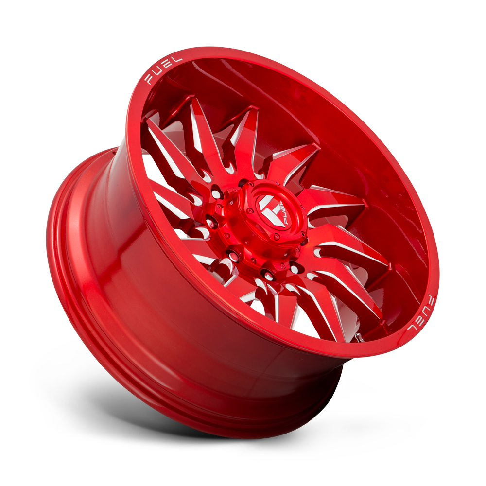 Fuel Wheels | SABER Front View Red