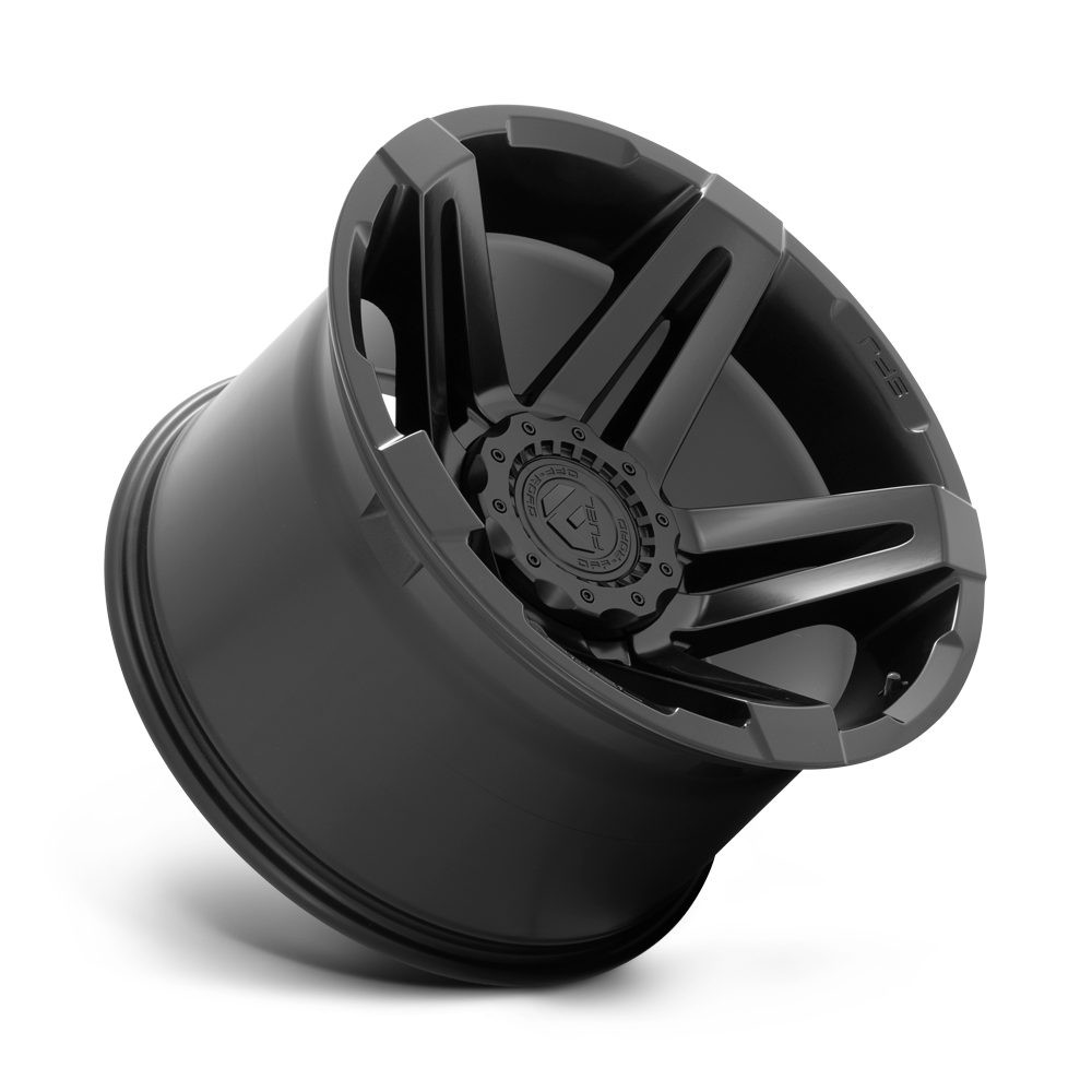 Fuel Wheels | SFJ Front View Black