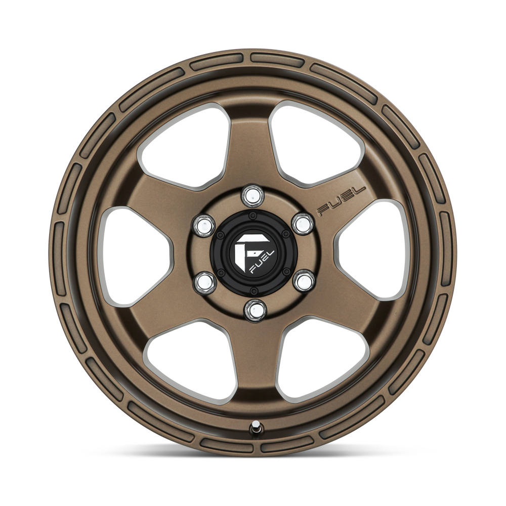 Fuel Wheels | SHOK Front View Bronze
