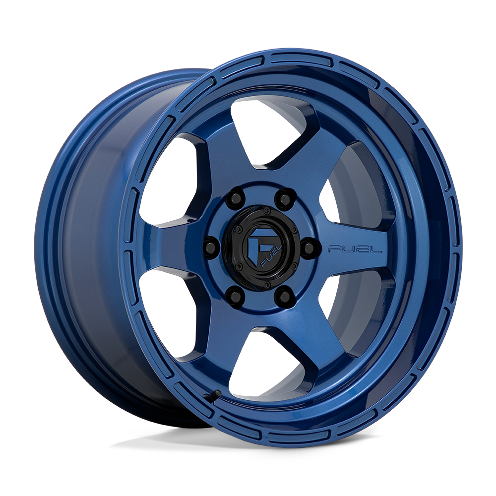 Fuel Wheels | SHOK Front View Blue