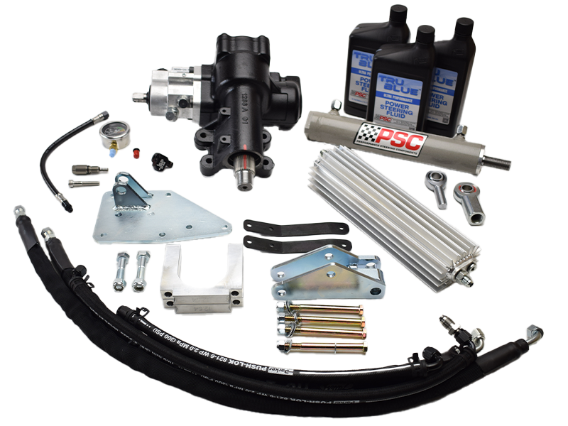 '18-23 Jeep JL 3.6L w/ E-Torque EHPS with Factory Axle and Tie Rod PSC Cylinder Assist Steering Kit