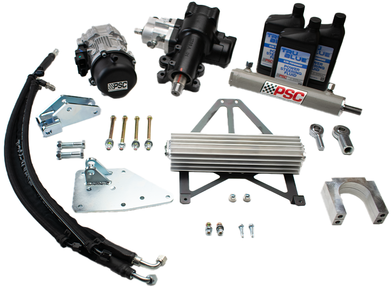 '18-24 Jeep JL 2.0T Non-eTorque PSC Cylinder Assist EHPS Steering System w/ 6.75" Axle Stroke