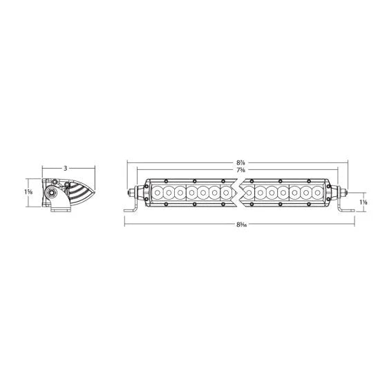 '22-23 Toyota Tundra 6" SR-Series Selective Yellow Fog Light Kit design