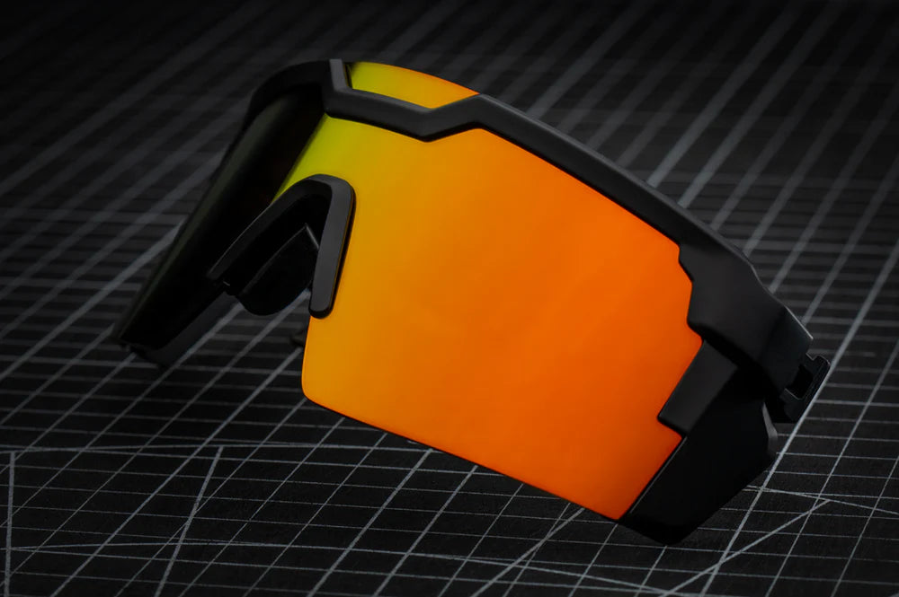 Future Tech | Black Frame - Sunblast Lens Front View