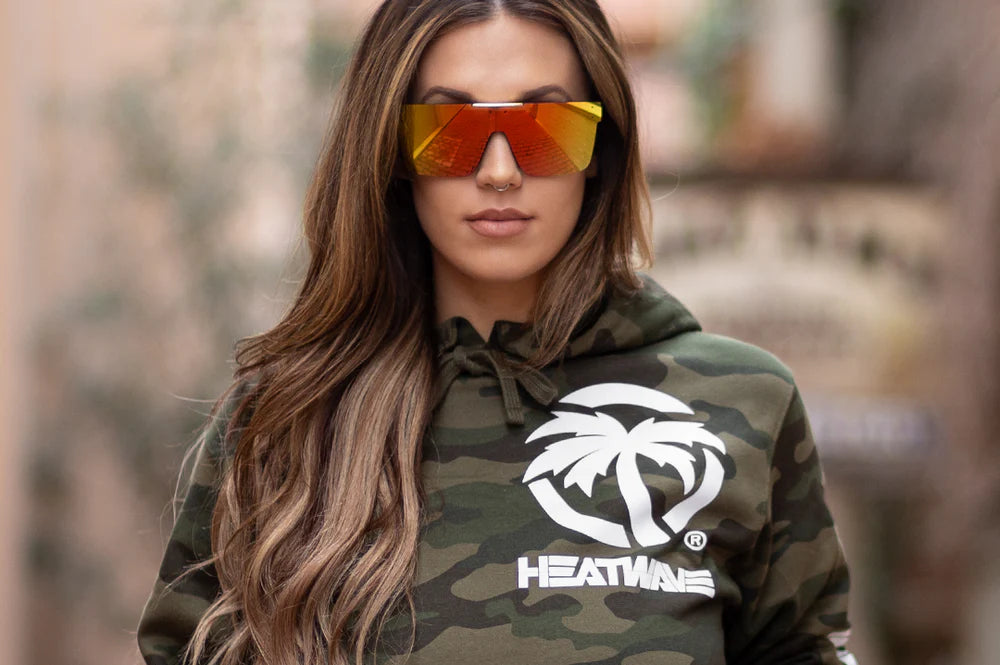 Quatro | Black Frame - Sunblast Polarized Lens Front View