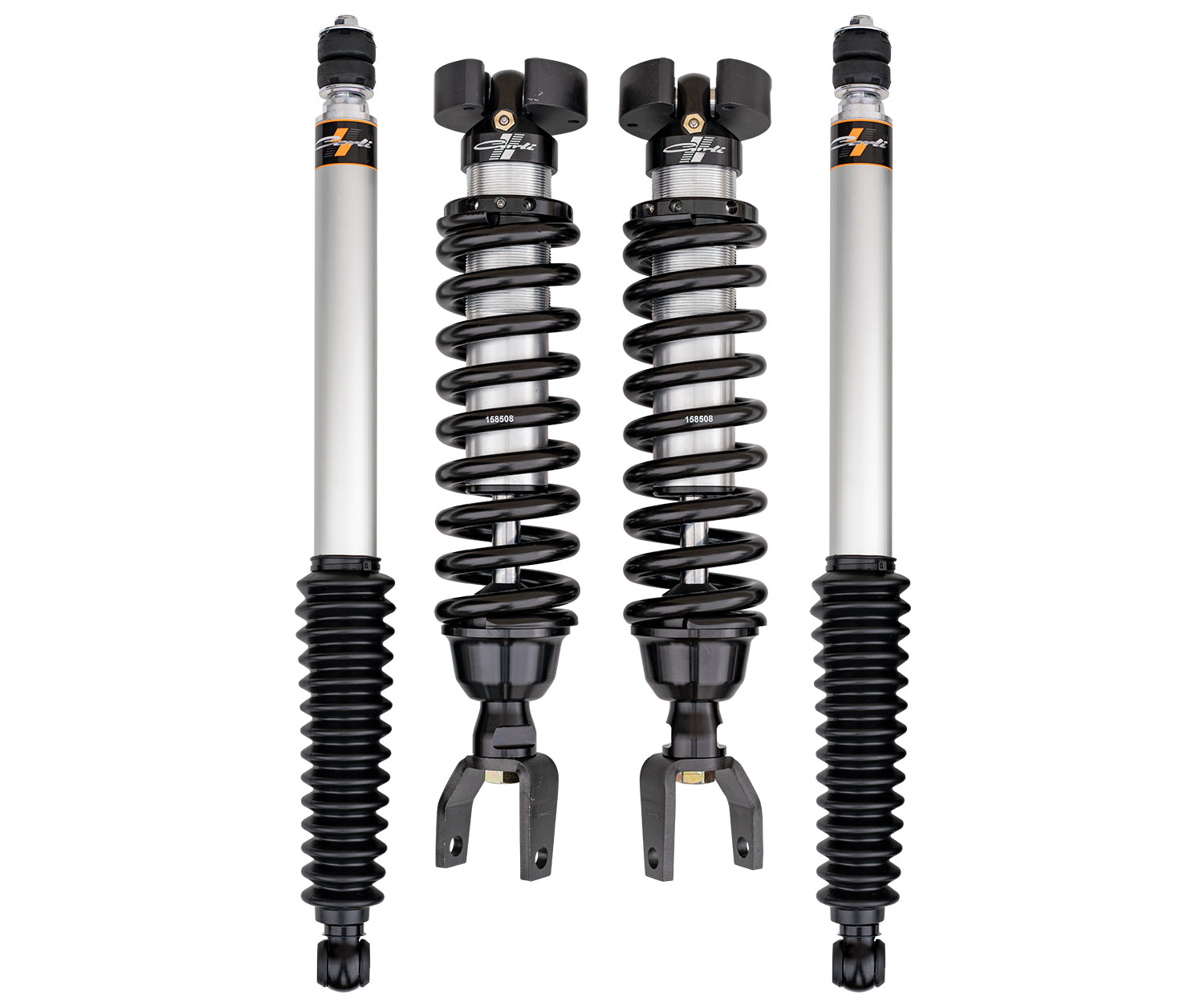 19-24 RAM 1500 4X4 CARLI SPEC 2.5″ C/O FRONT 2.0″ IFP REAR 2.5″ LIFT SHOCK PKG