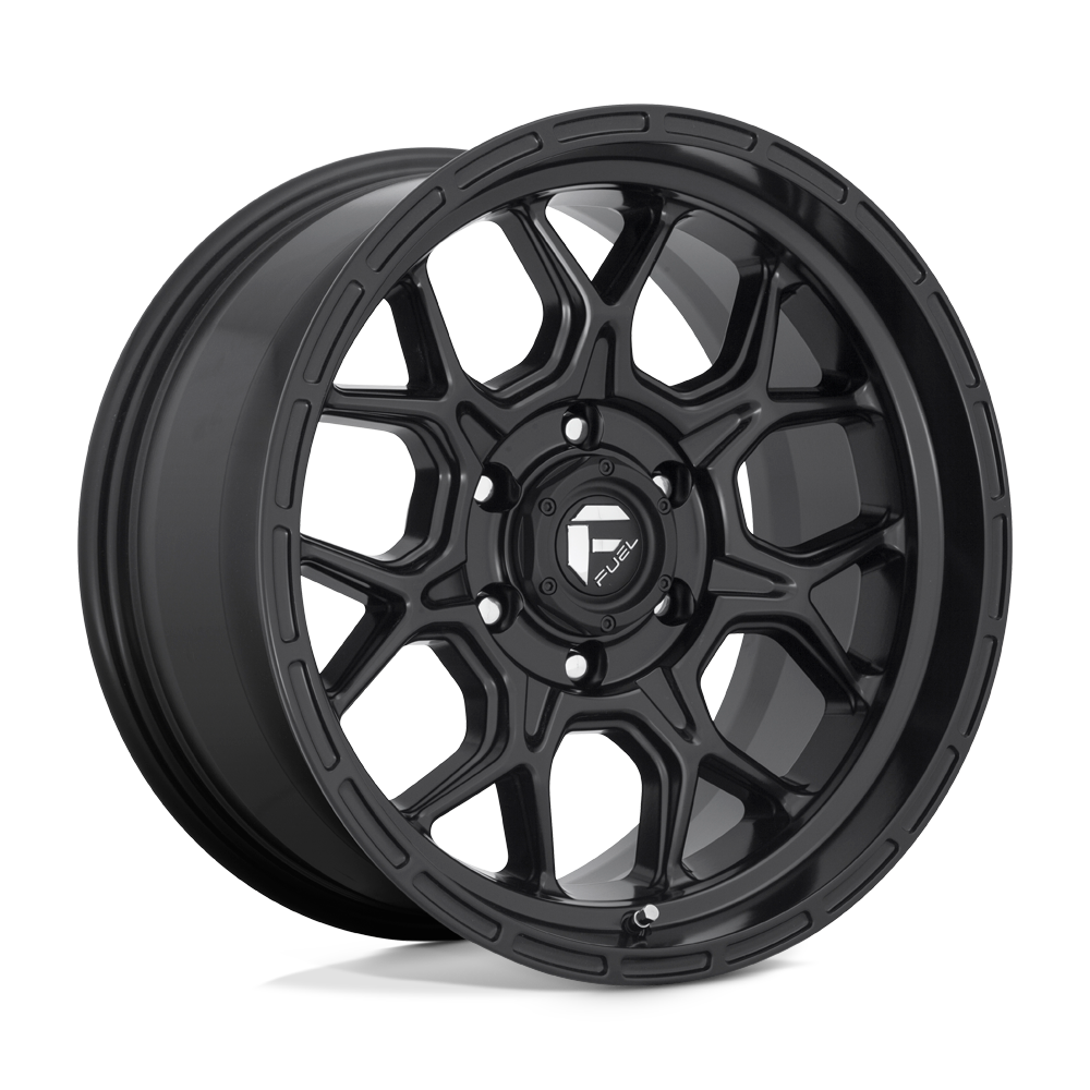 Fuel Wheels | TECH Front View Black