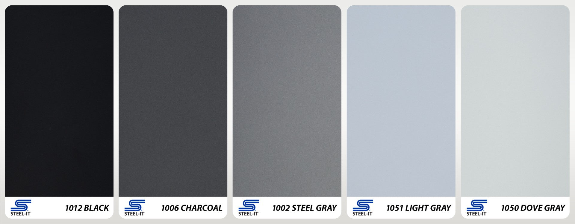 Steel it color paint samples