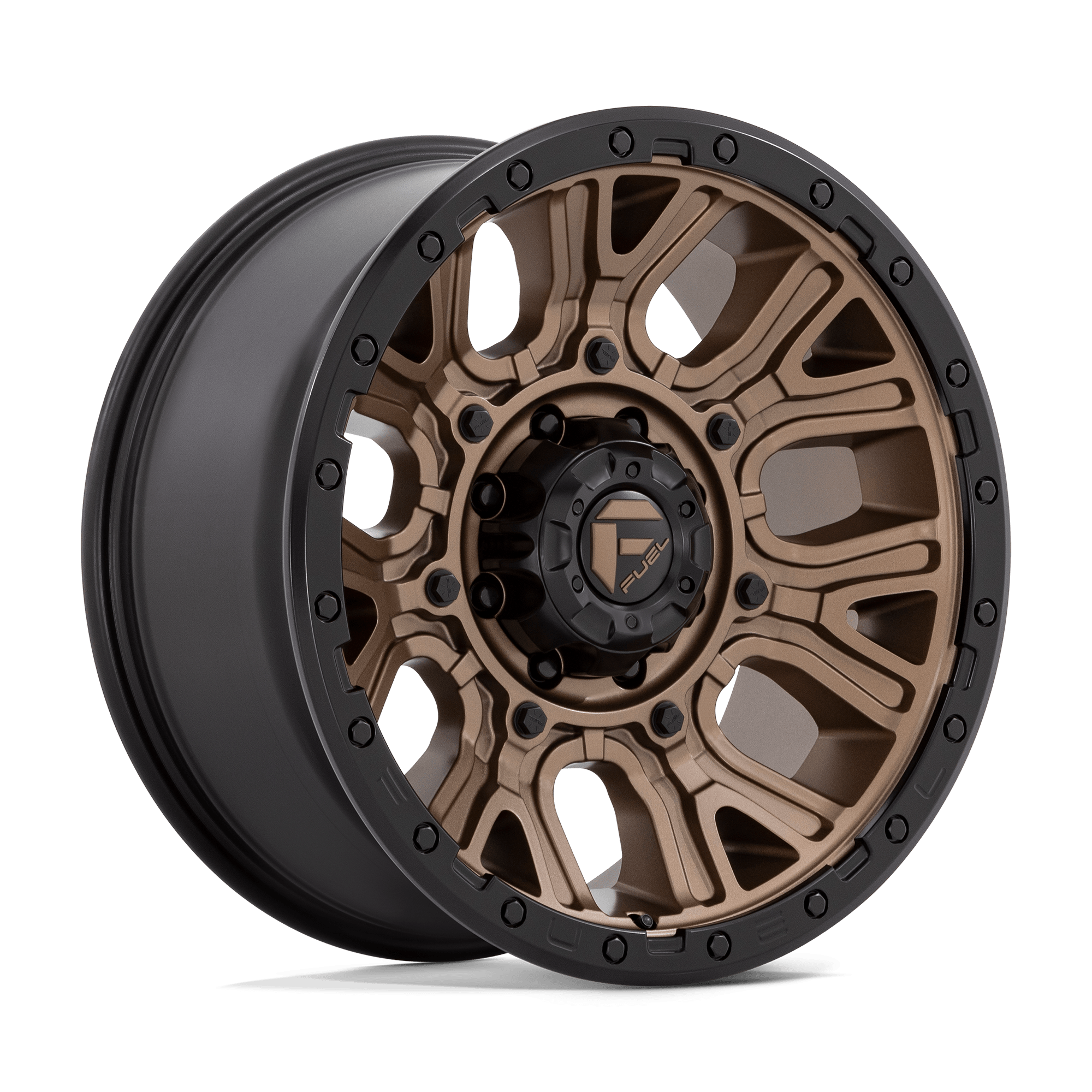 Fuel Wheels | TRACTION Front View Bronze