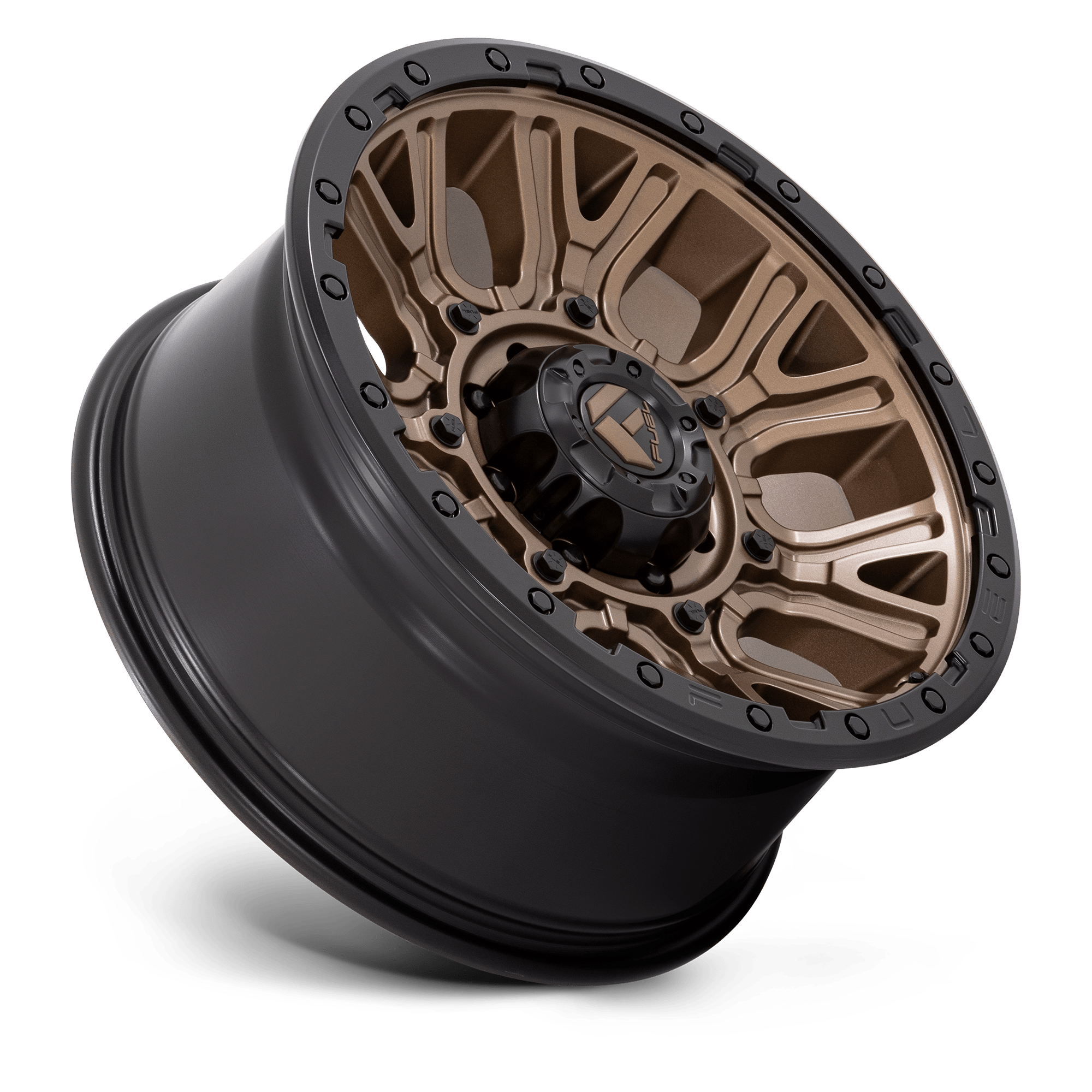 Fuel Wheels | TRACTION Front View Bronze