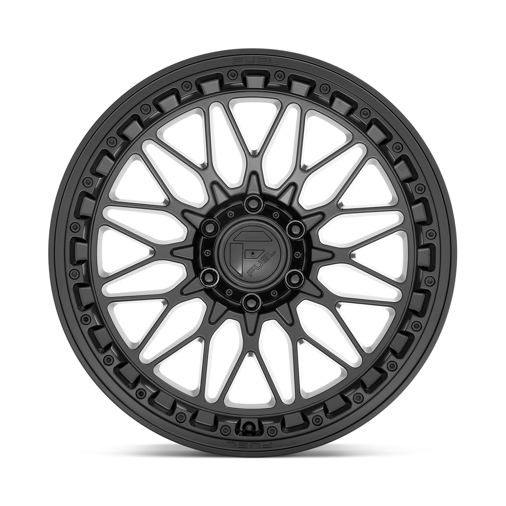 Fuel Wheels | TRIGGER Front View Black