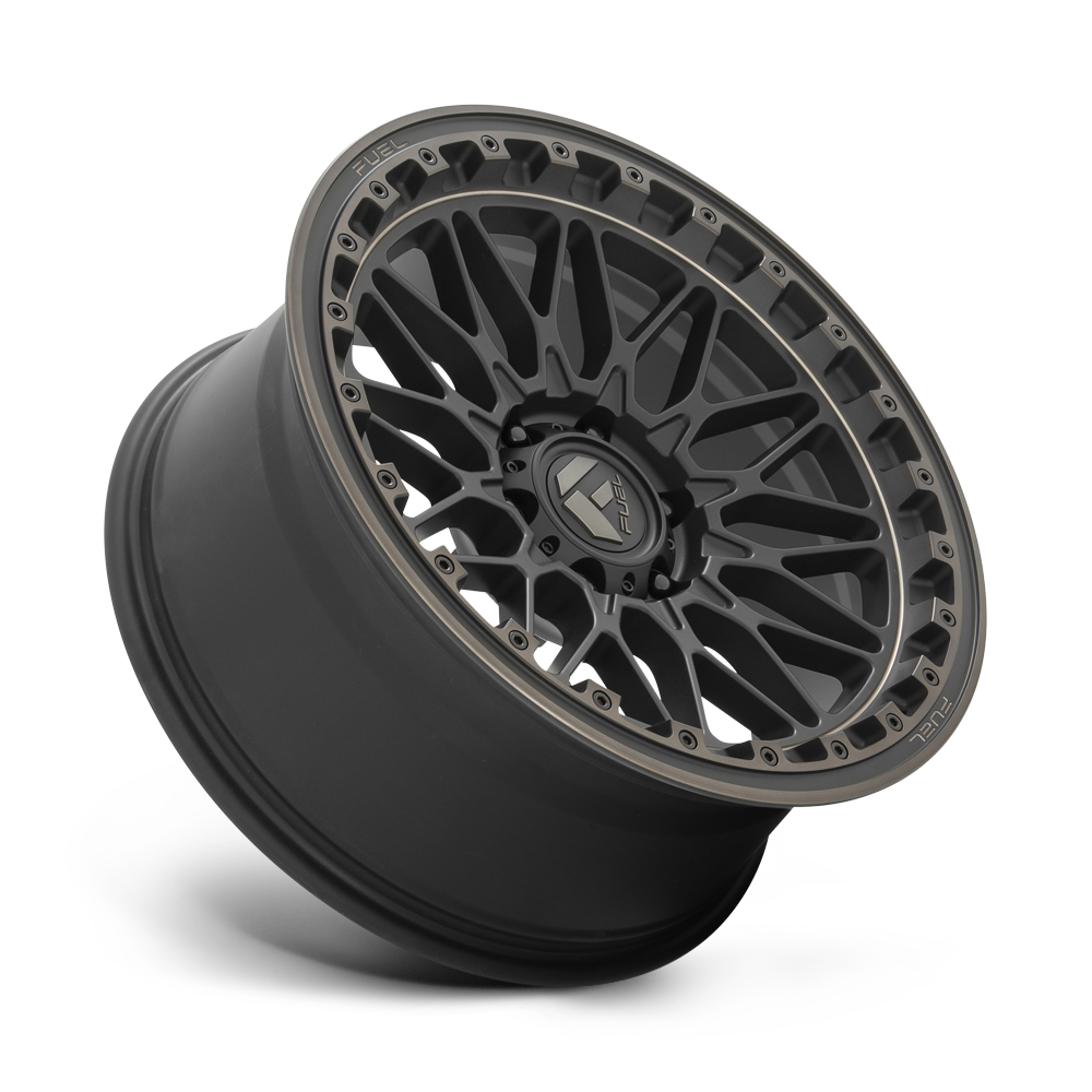 Fuel Wheels | TRIGGER Front View Black