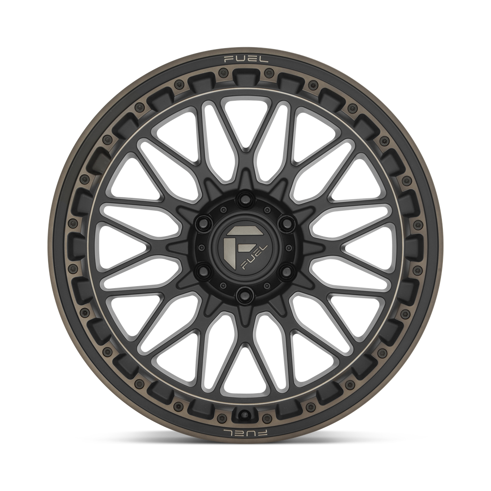 Fuel Wheels | TRIGGER Front View Black