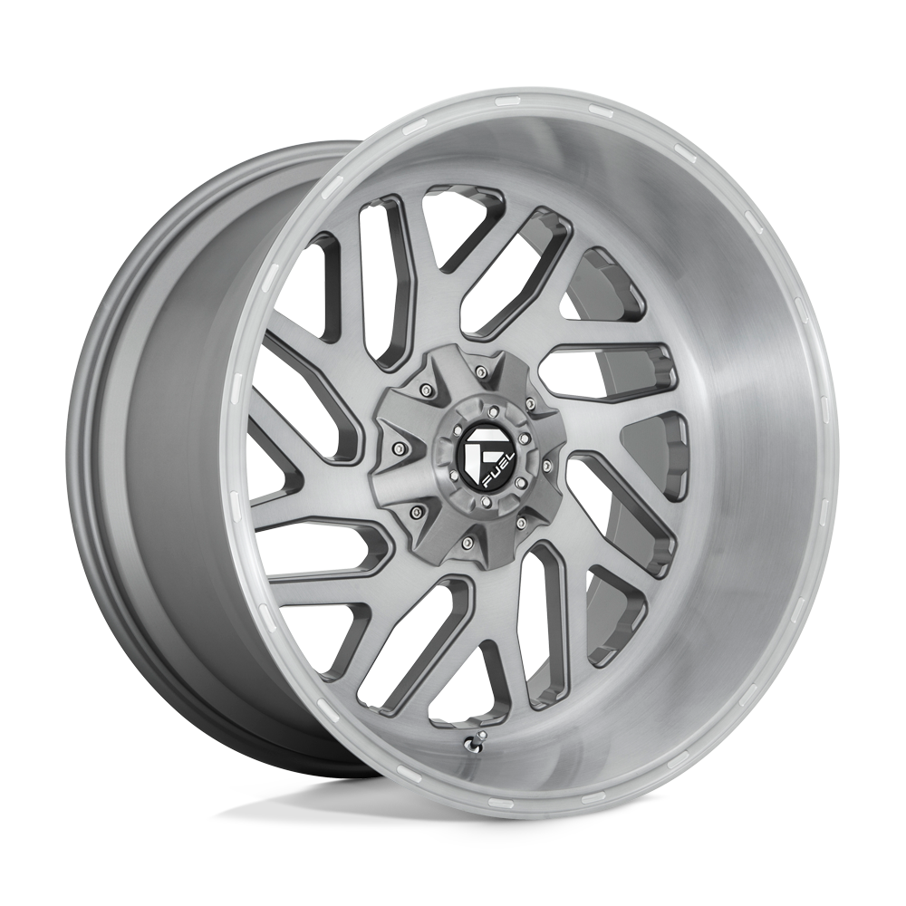 Fuel Wheels | TRITON Front View Silver
