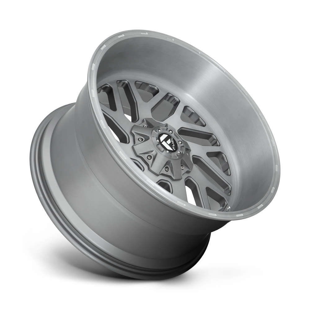Fuel Wheels | TRITON Front View Silver