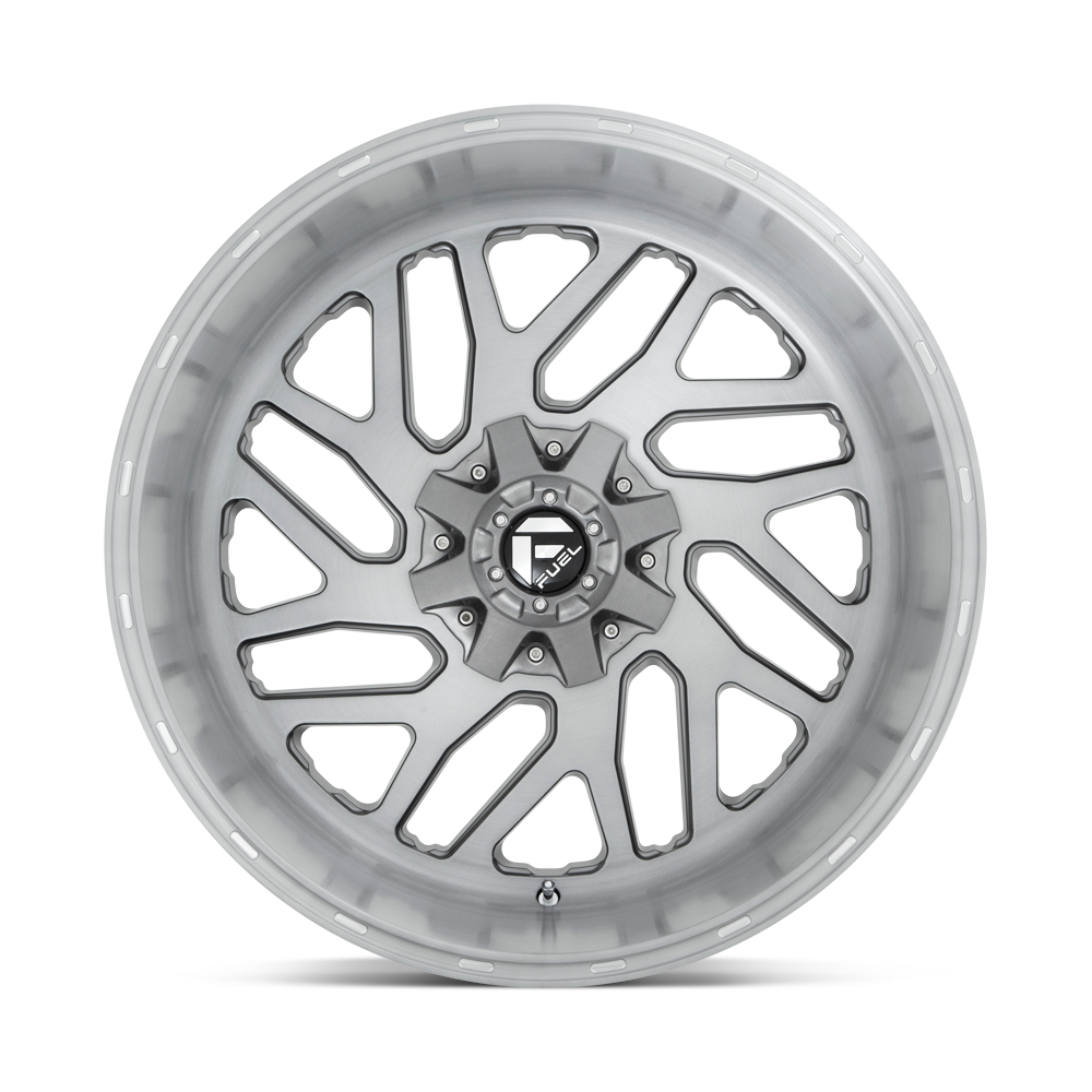 Fuel Wheels | TRITON Front View Silver