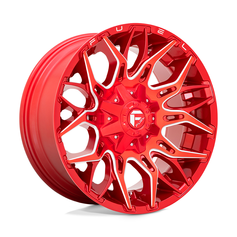 Fuel Wheels | TWITCH Front View Red