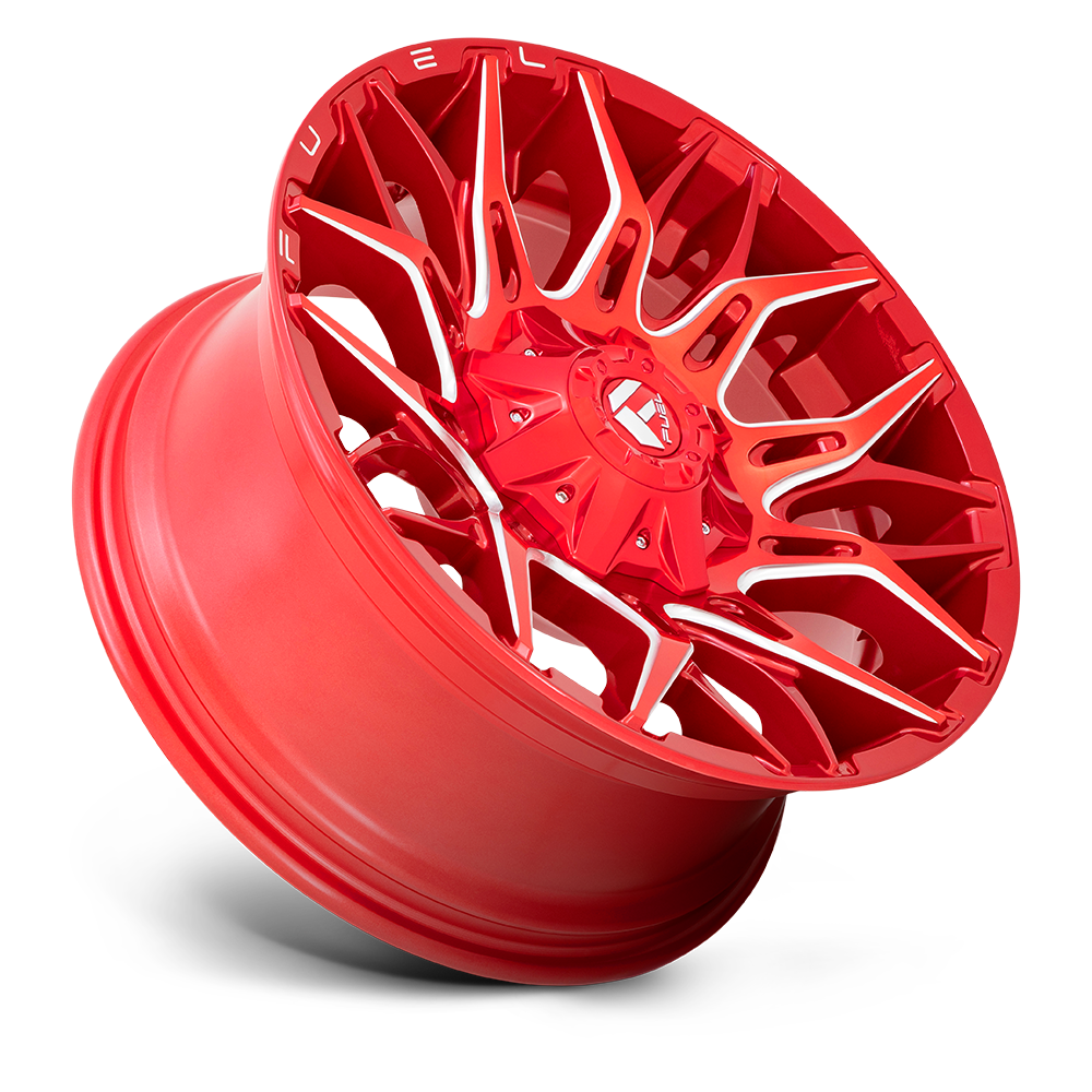 Fuel Wheels | TWITCH Front View Red