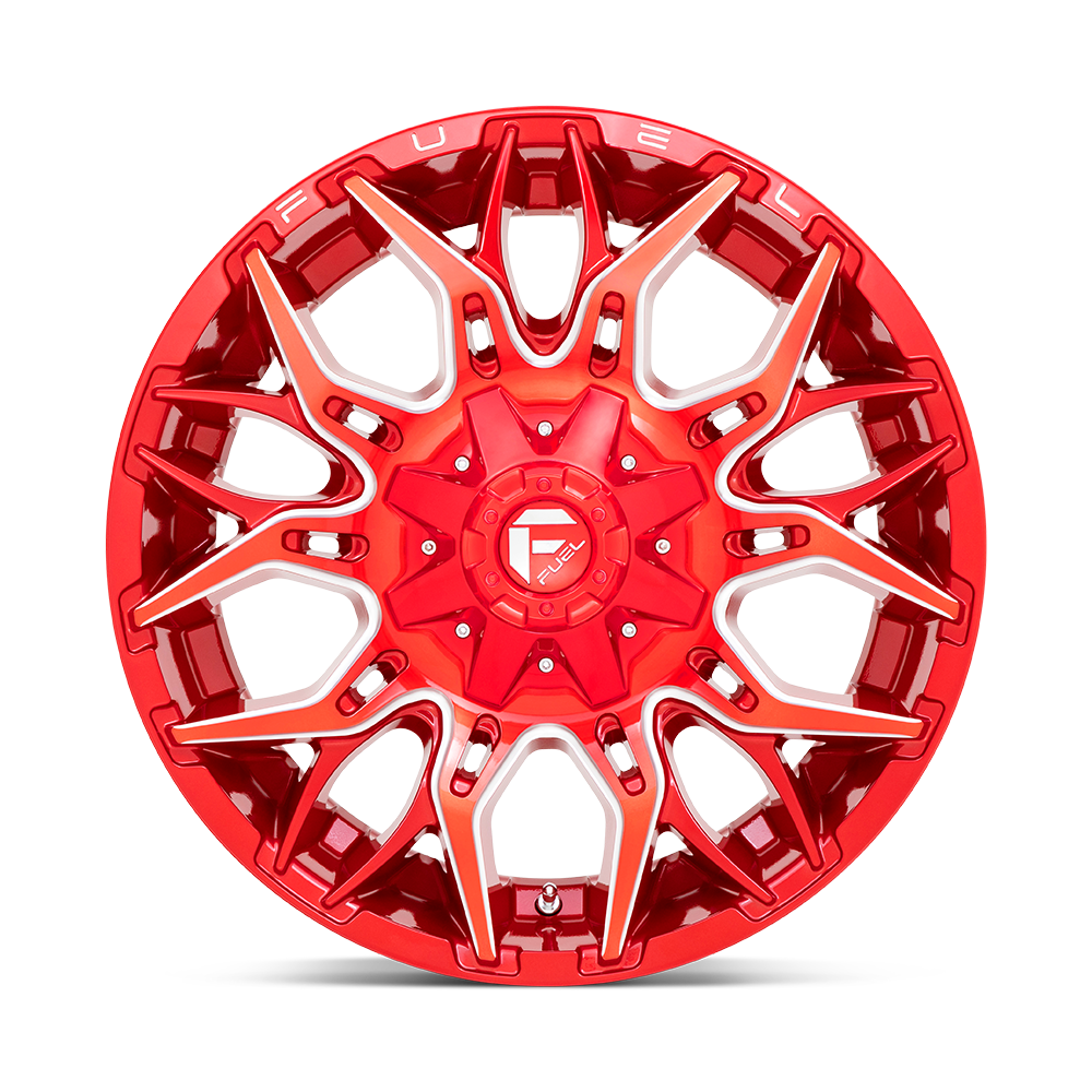 Fuel Wheels | TWITCH Front View Red