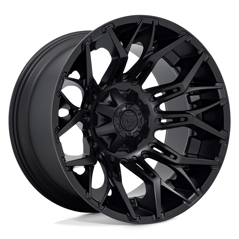 Fuel Wheels | TWITCH Front View Black